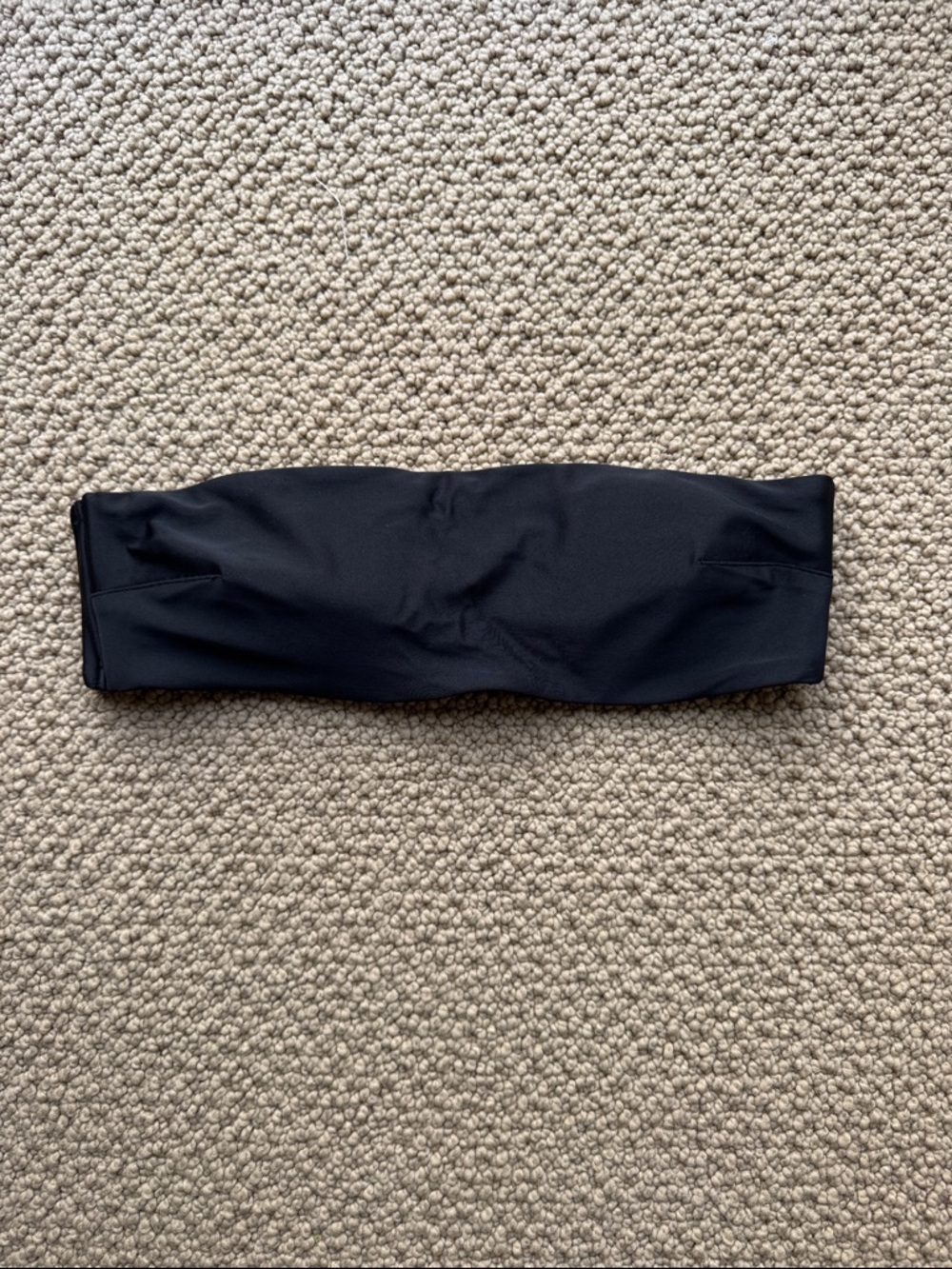 Aerie Black Strapless Bandeau Top